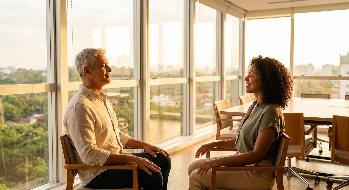 Meditação: Um Abraço de Paz para Sua Saúde e Bem-Estar Pós-40