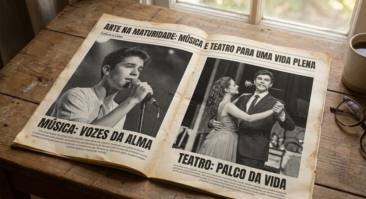 Arte na Maturidade: Música e Teatro Para uma Vida Plena