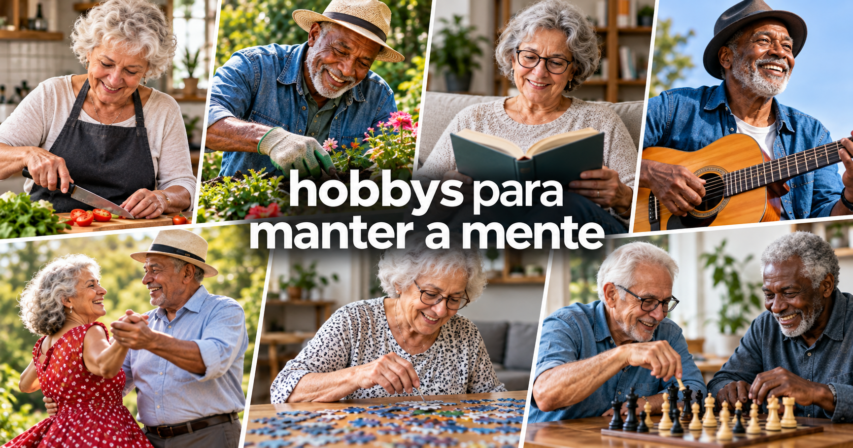 10 hobbies para manter a cabeça funcionando e o corpo em movimento