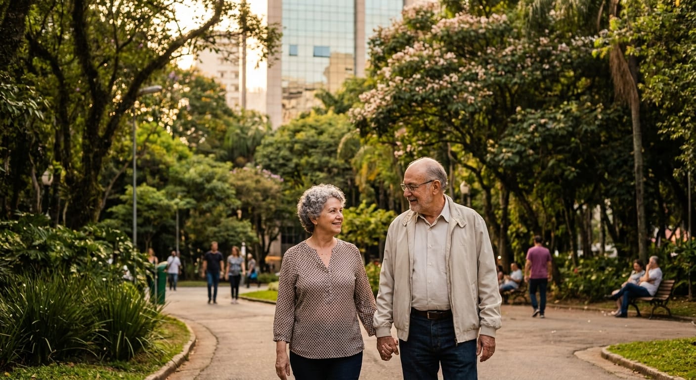 A cidade pode estar pesando mais na sua saúde durante o envelhecimento