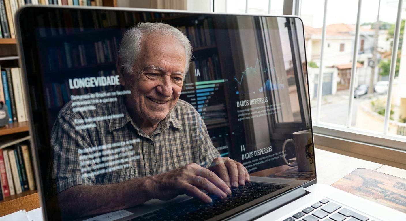 IA e longevidade entram no mesmo mercado: como dados dispersos estão virando informação útil