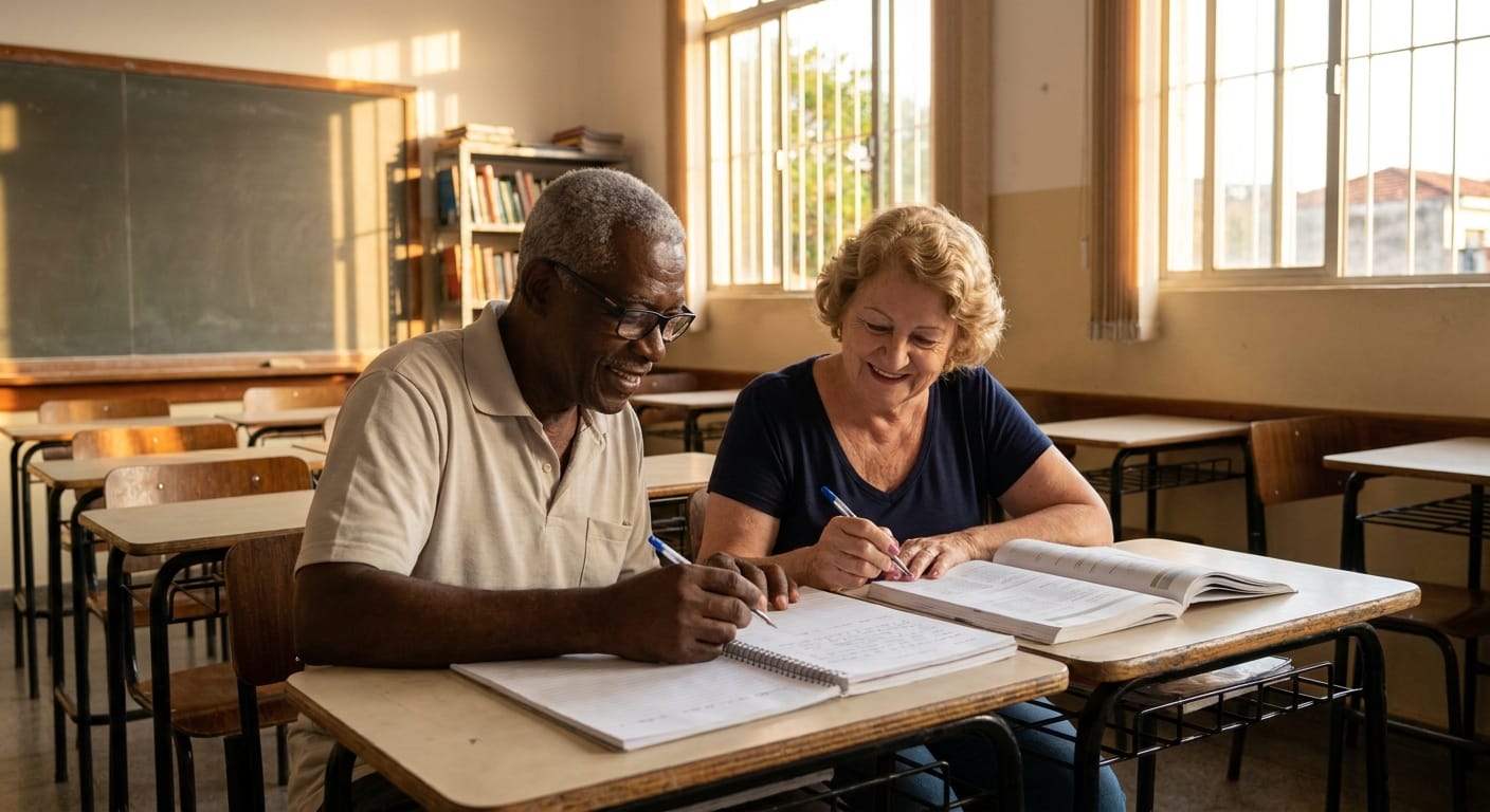 Voltar a estudar depois dos 60? Câmara aprova proposta que amplia atenção aos idosos na EJA